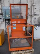 Invicta forks IAP-5 man lift cage, s/n 36250, year Jan 2006, Cap 250kg with harness. * NB: Please