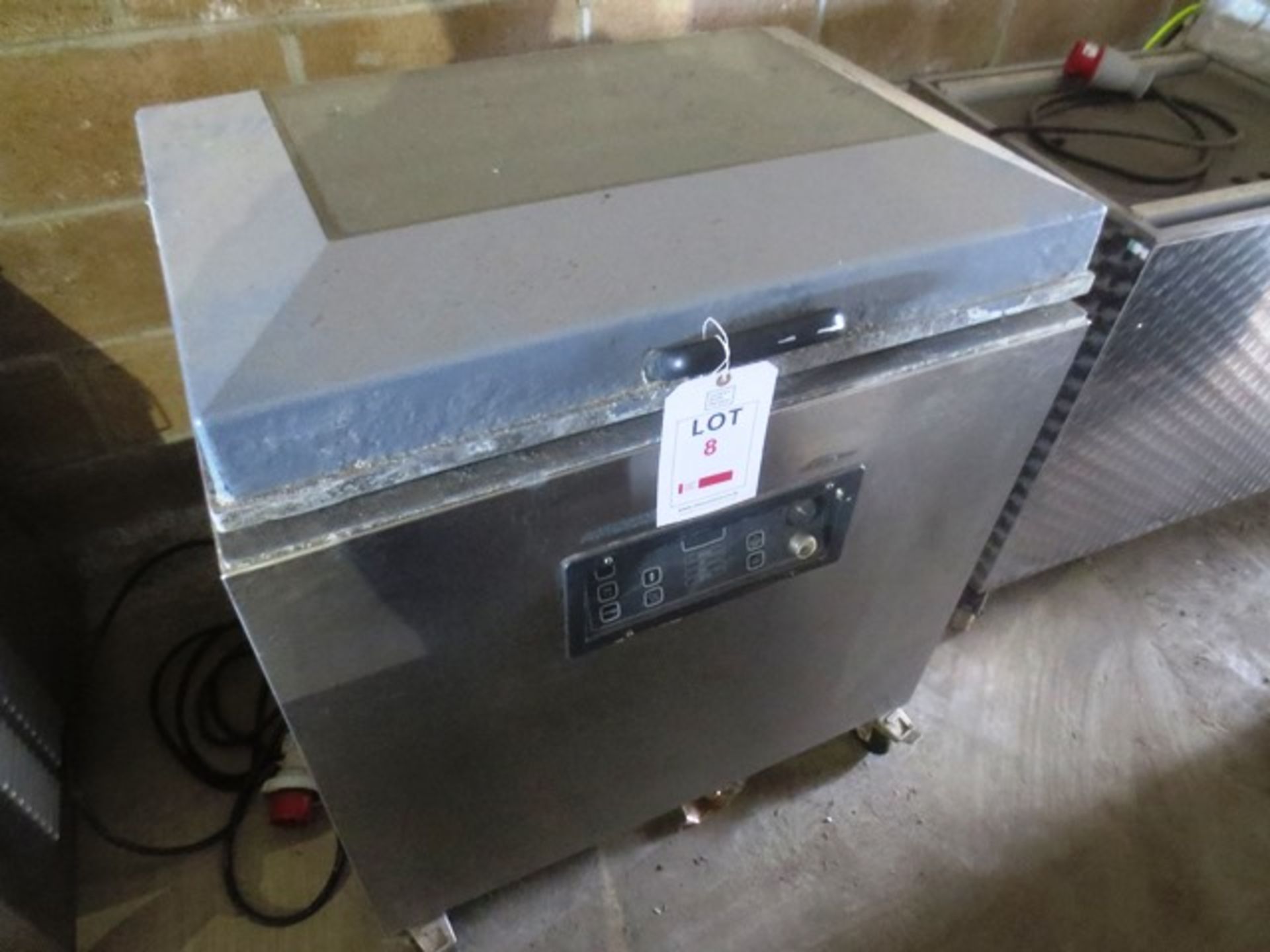 Henkelman Falcon 80 LL DS stainless steel mobile vacuum packer, serial no: F100211102 (2007), 3 - Image 2 of 2