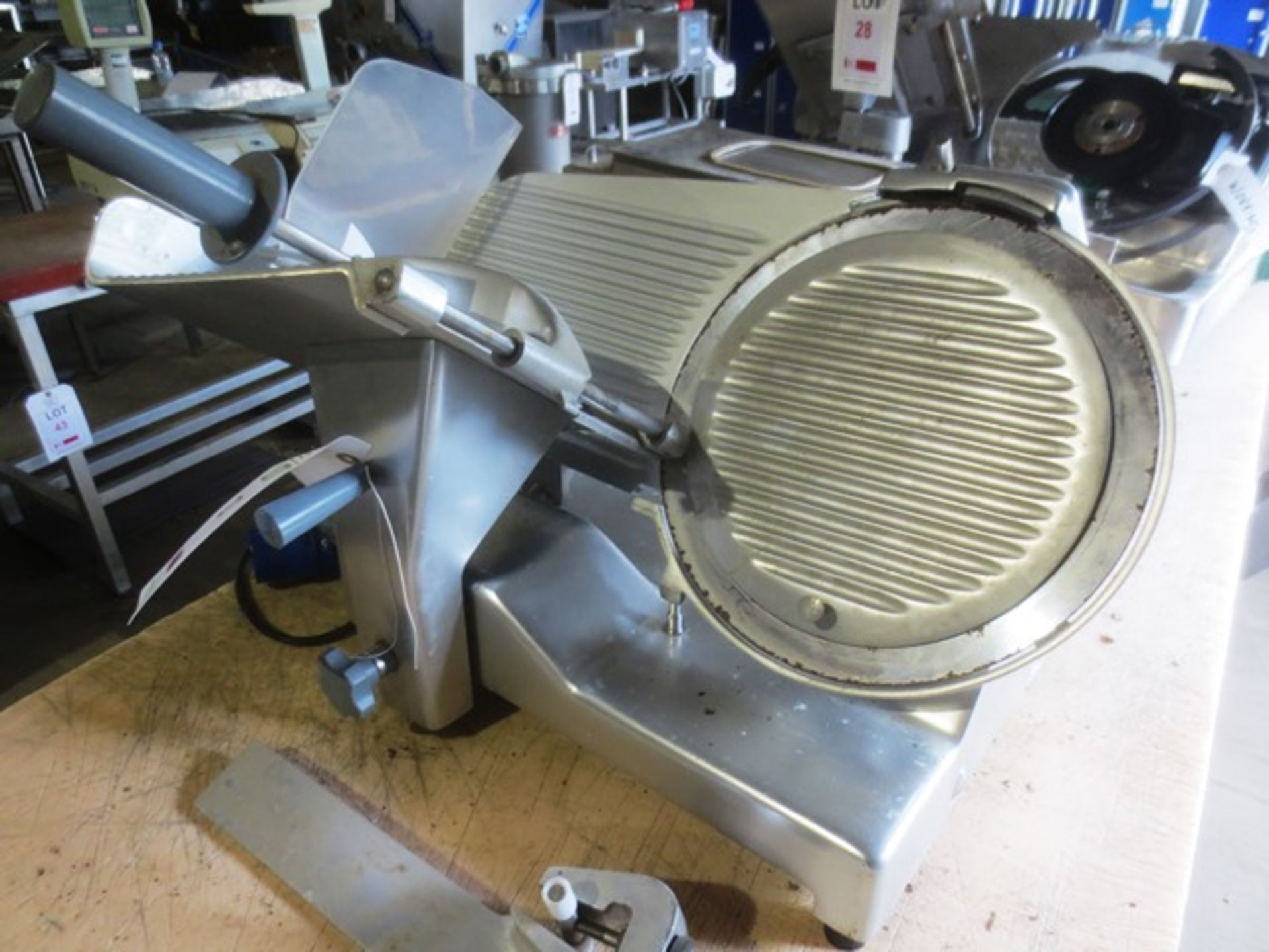 Sirman stainless steel bench top slicer, model CNV 300AF, serial no: 15A01859 (2015), 240v - Image 2 of 3