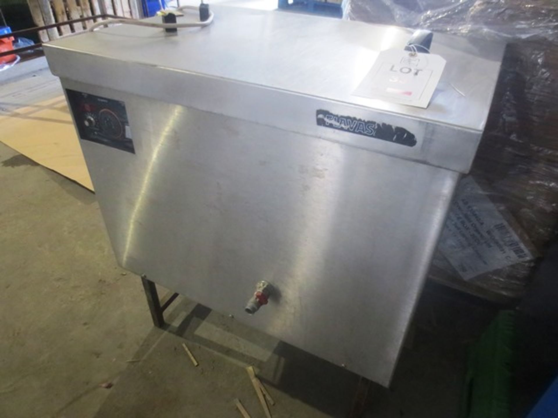 Ascoli Flavas stainless steel boiler, approx 800 x 540mm