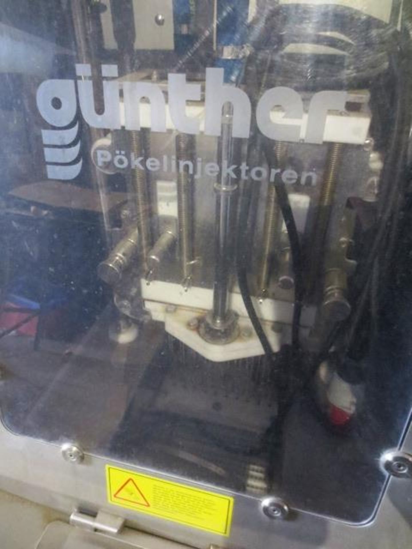 Gunther stainless steel meat injector, type INJEKTOR PI 21M, serial no: 34629 (2015), 3 phase - Image 2 of 5