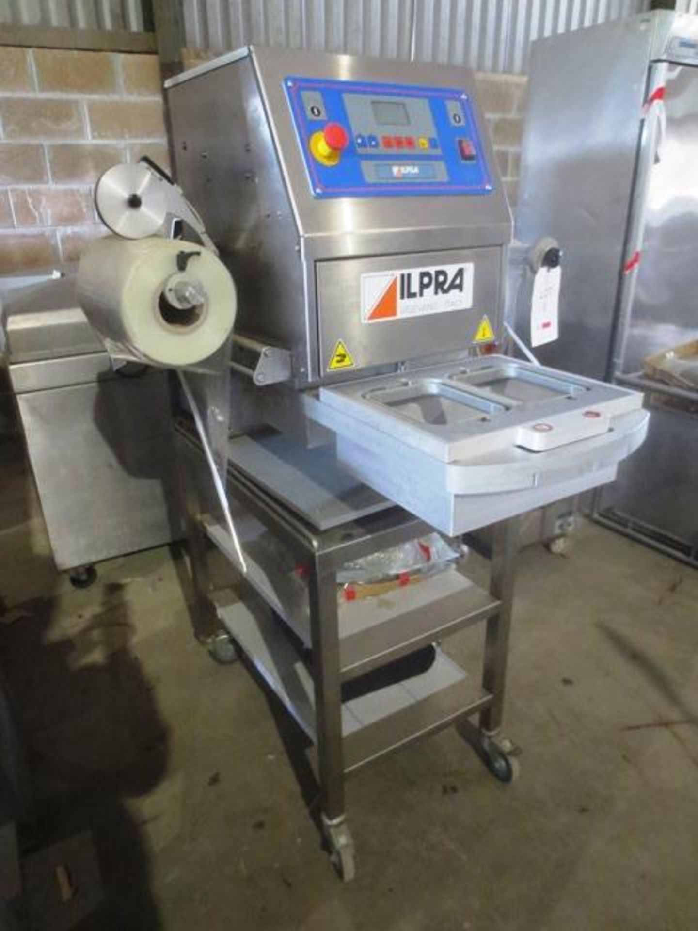 Ilpra Roto Basic VG stainless steel mobile tray sealer, serial no: FP9827 (2015), 240v