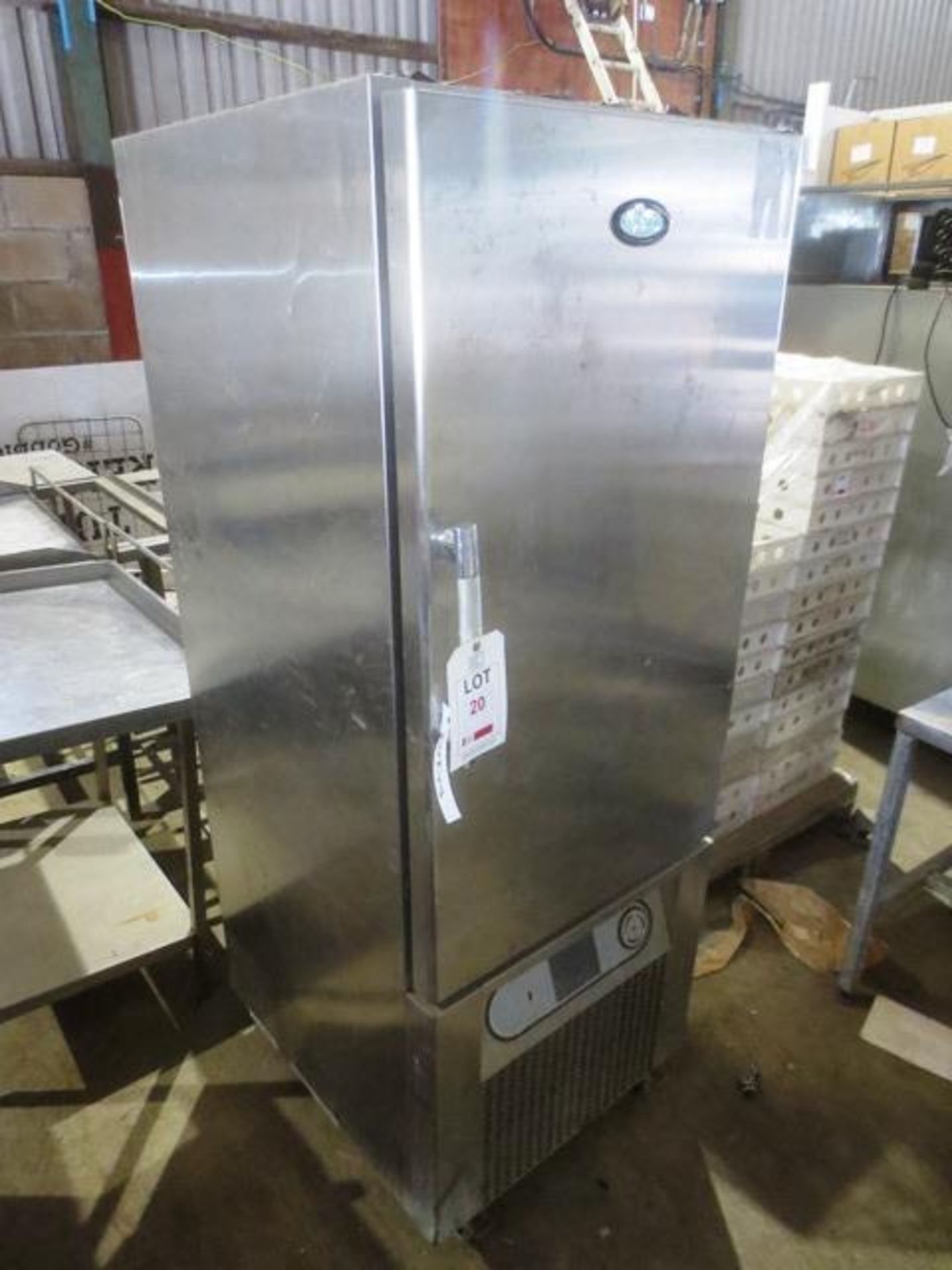 Foster stainless steel blast freezer, model BC36, serial no: ES269627, 240v, with digital display