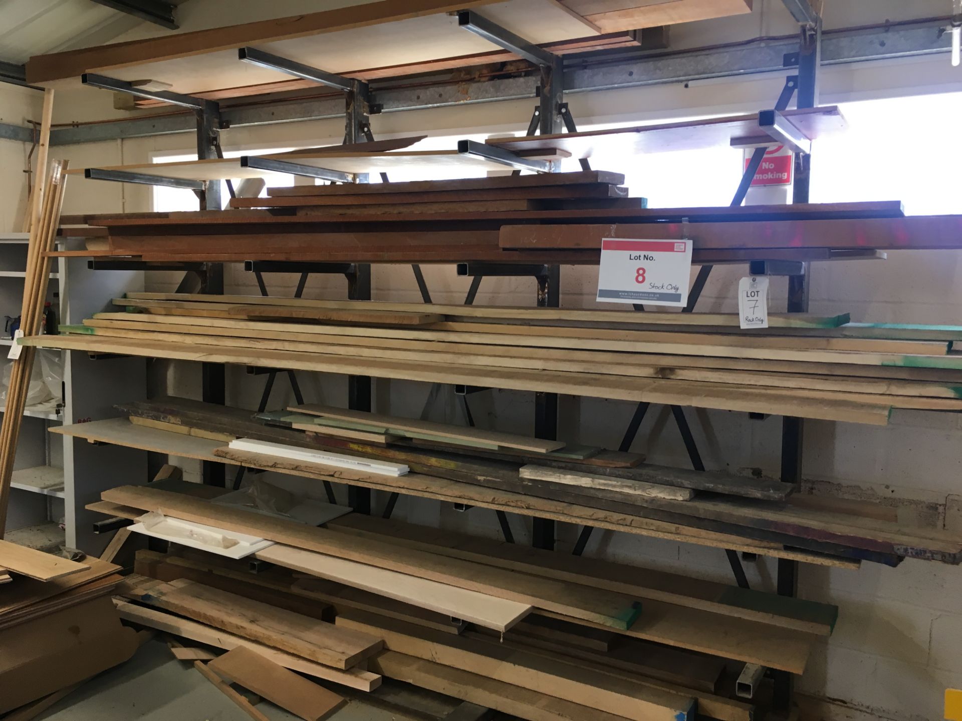 Quantity of wood stock, as lotted NB: To be collected on 6th August 2019 only - Image 2 of 8