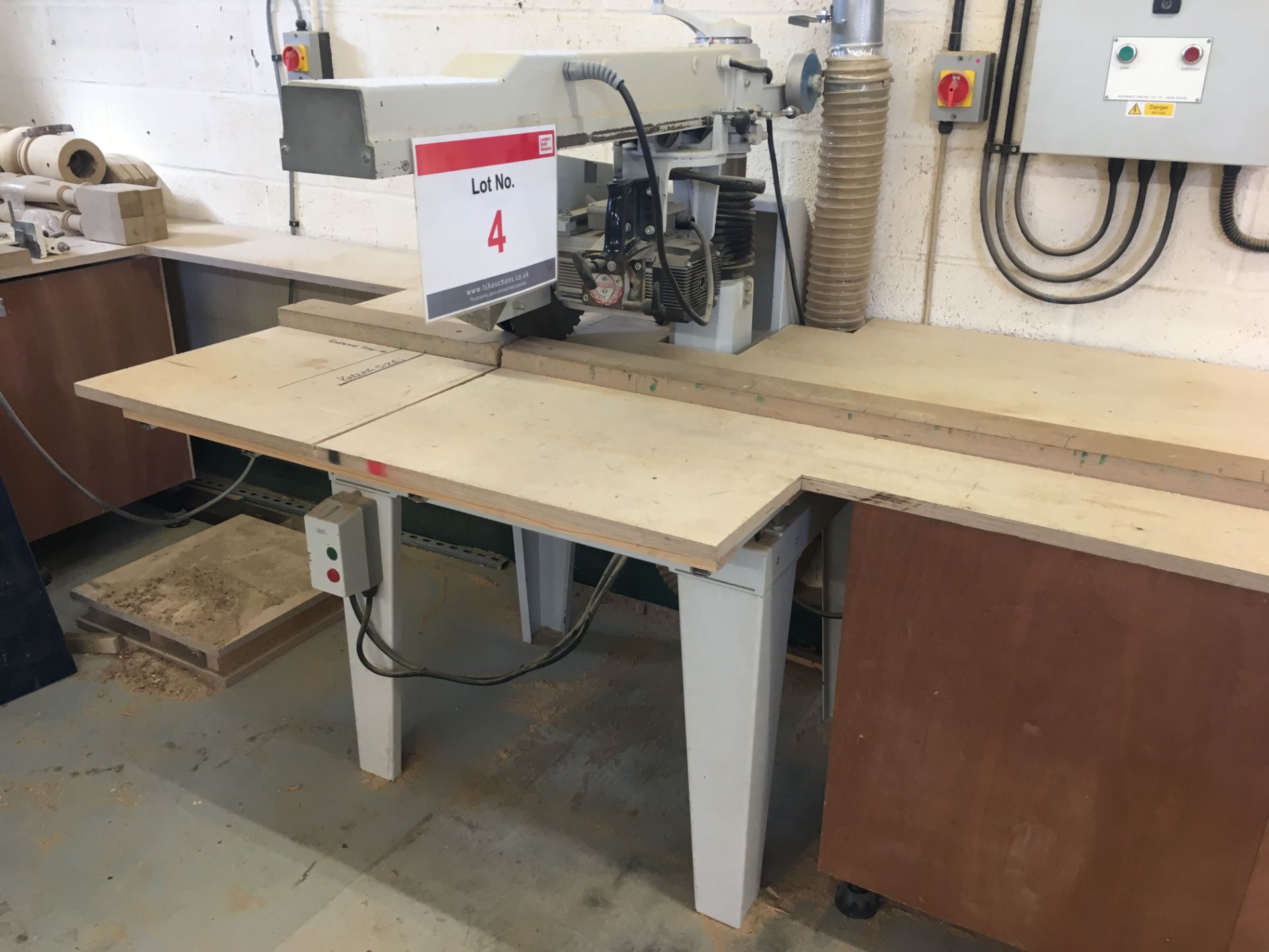 Stromab RS-650 radial arm saw, NB: A work Method Statement and Risk Assessment must be reviewed and