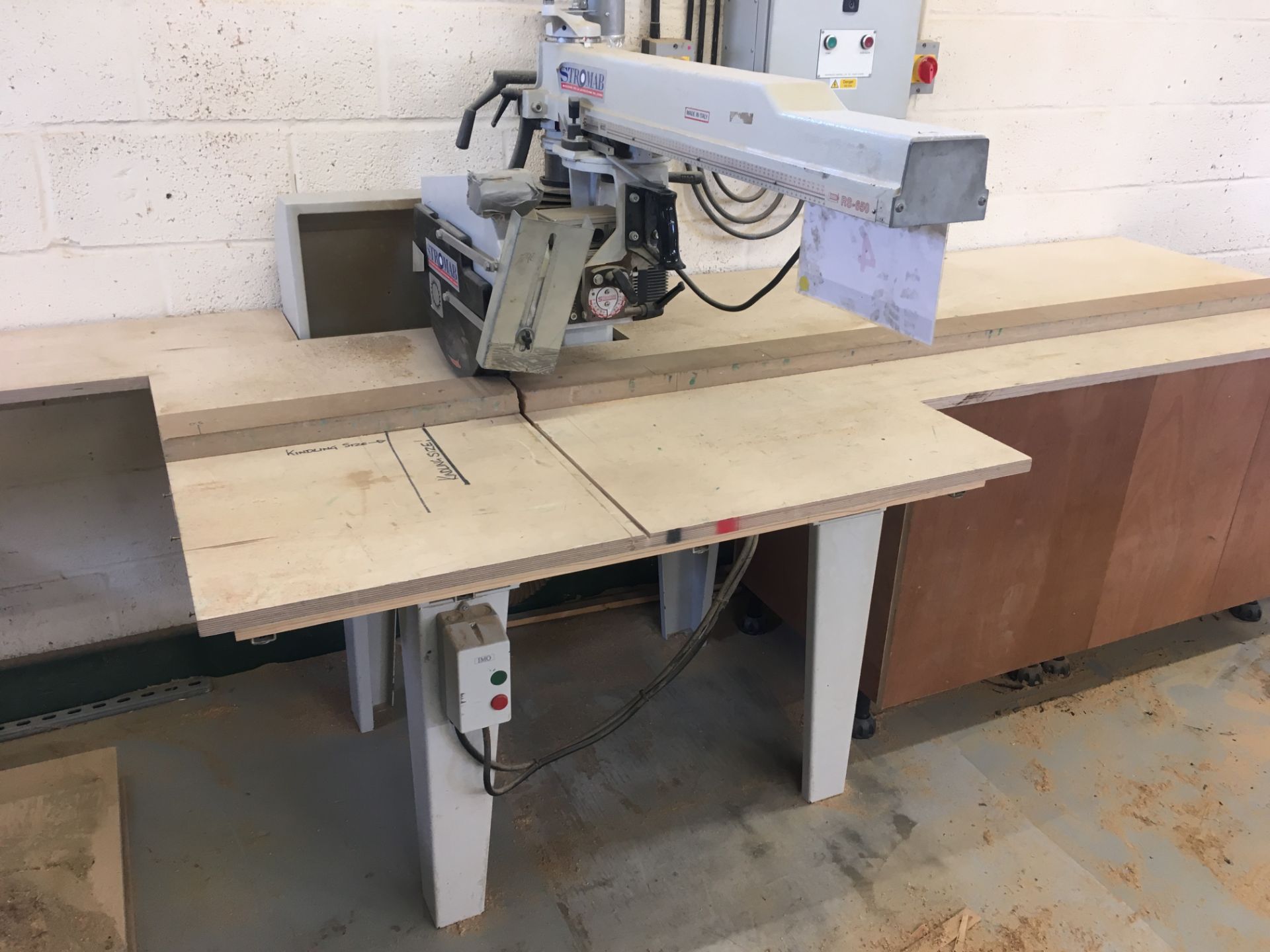 Stromab RS-650 radial arm saw, NB: A work Method Statement and Risk Assessment must be reviewed and - Image 2 of 6