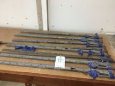 Nine Record sash clamps