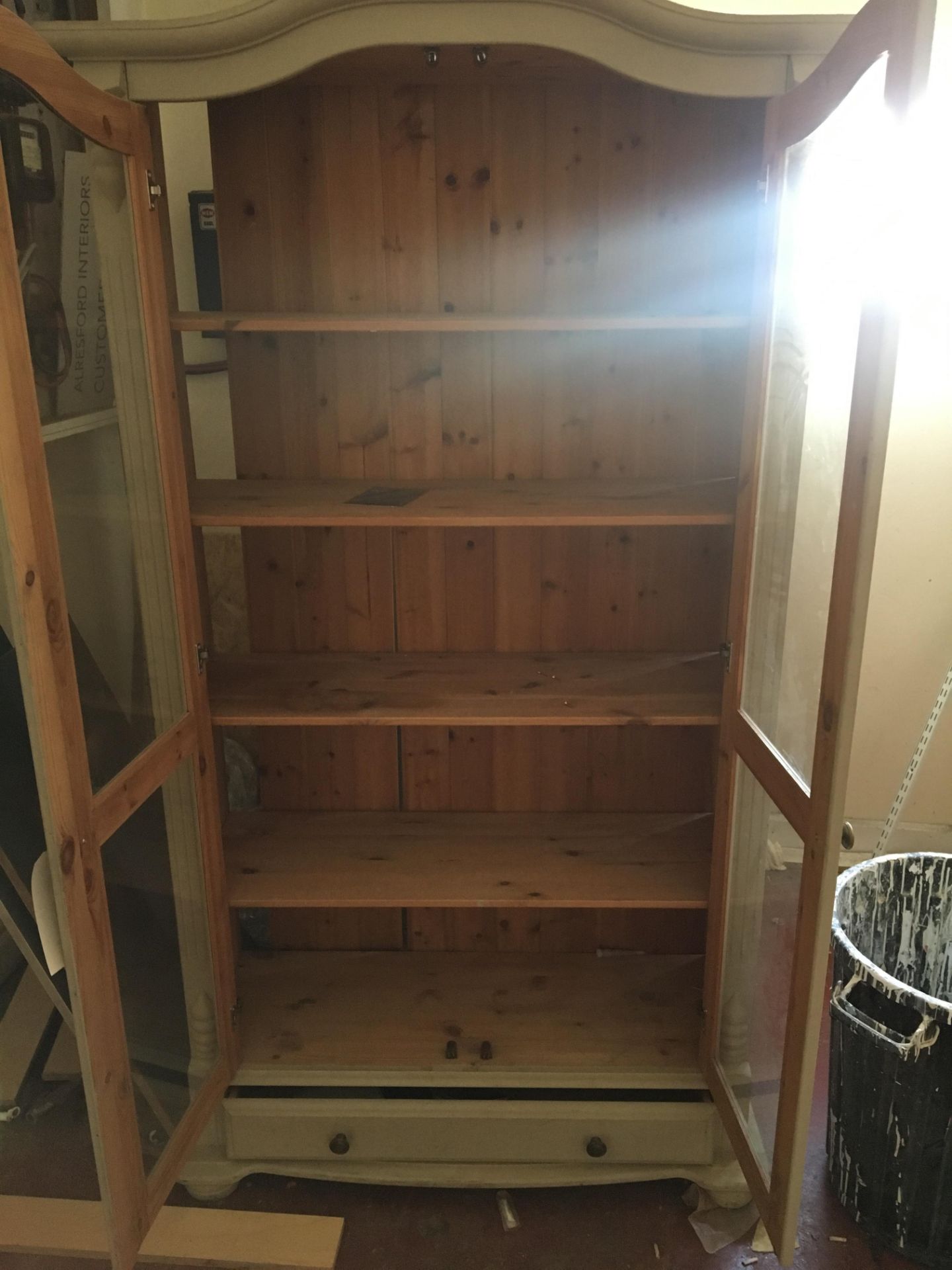 Wooden cabinet (contents not included) - Image 2 of 2