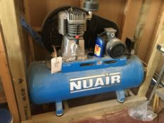 NuAir HP5.5, 200 litre air compressor, Year of manufacture: 2017