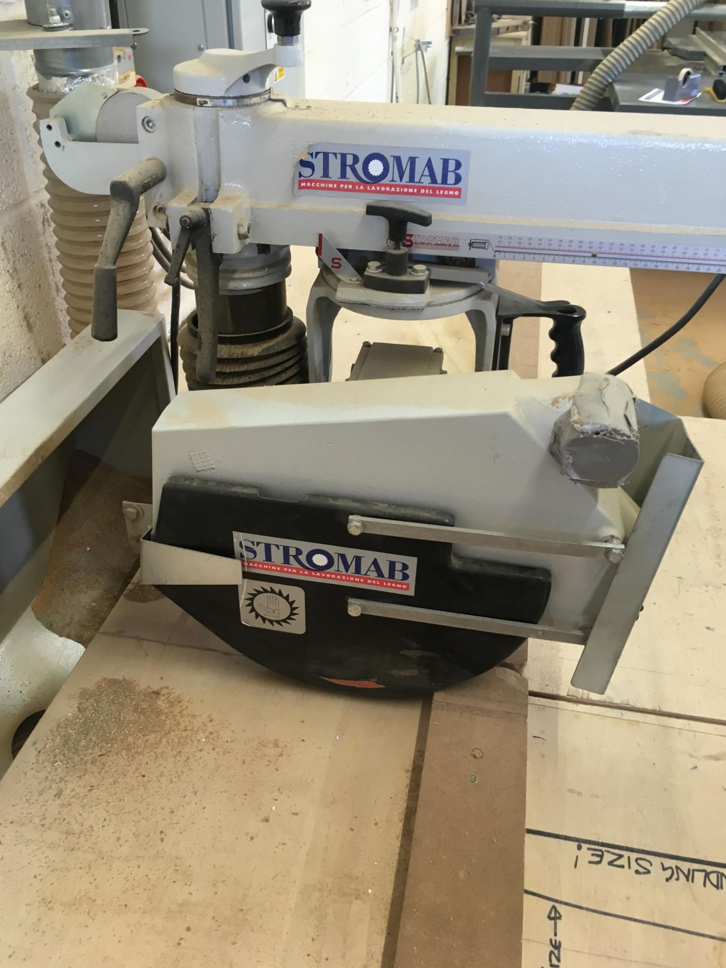 Stromab RS-650 radial arm saw, NB: A work Method Statement and Risk Assessment must be reviewed and - Image 3 of 6