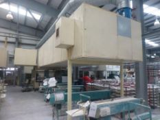 Global Drying Systems 40 shelf up and over gas fired dryer, Plant No UOD15, shelf width 2.1m,