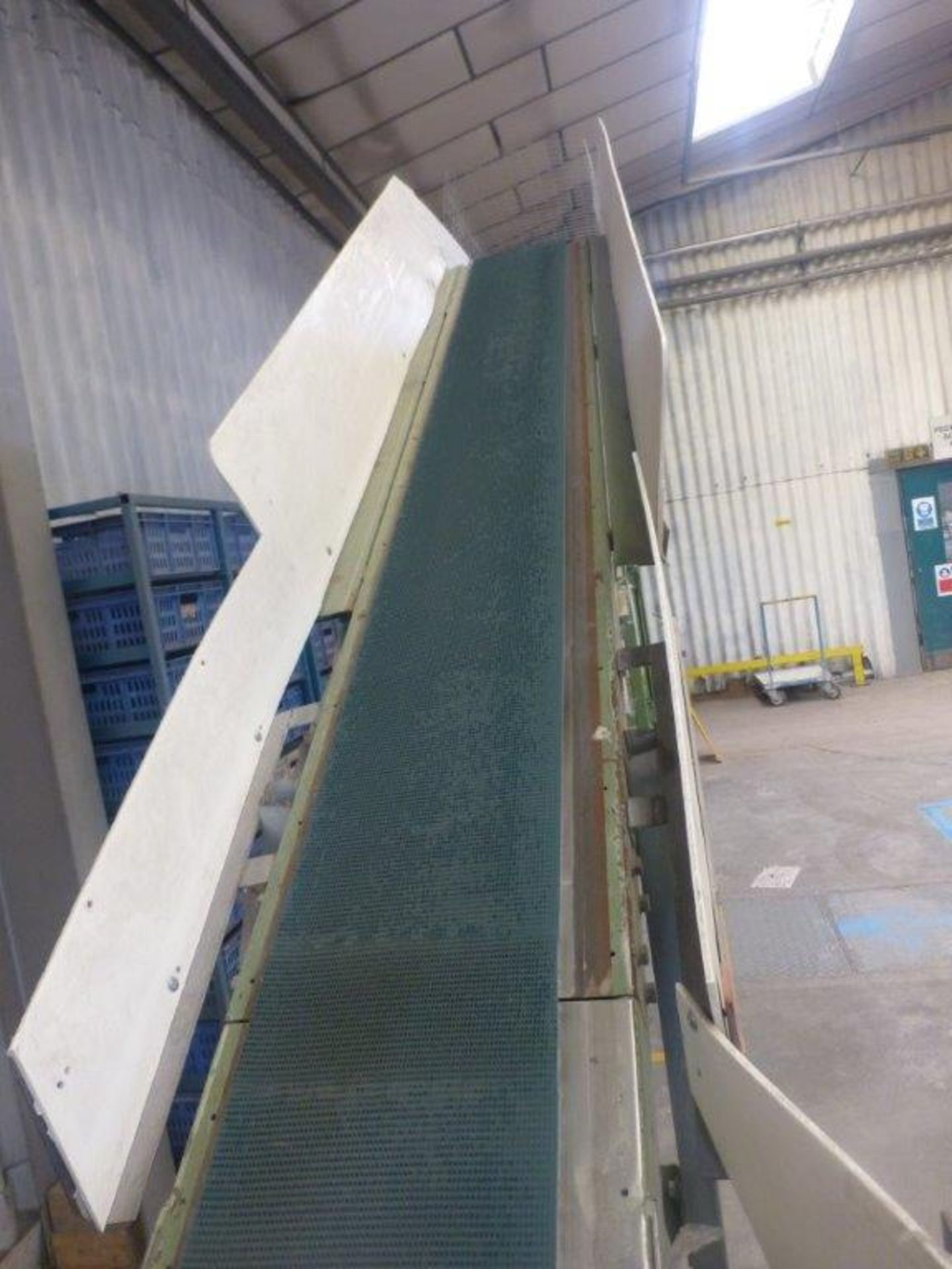 13m x 300mm bridge conveyor comprising, 2.9m inclined belt conveyor, 7m high level (2.45m) powered - Image 2 of 4