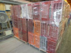 2 Pallets of plastic ware boxes, 355 x 510 x 280mm (36 per pallet)