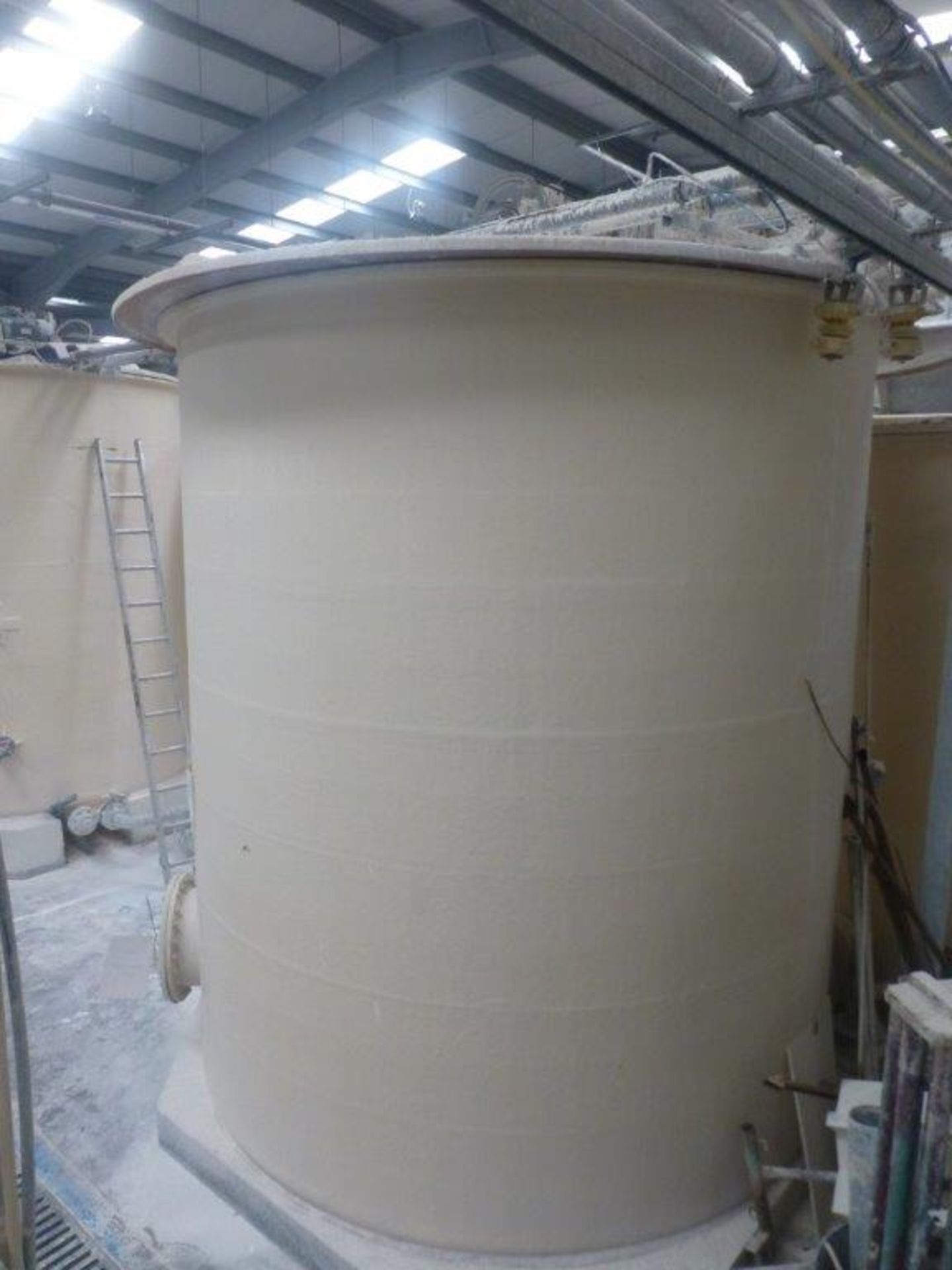 Northern Plastics 24m GRP storage tank with agitator, tank No M442(35), plant No SHA1-CHINA PRESS - Image 2 of 4