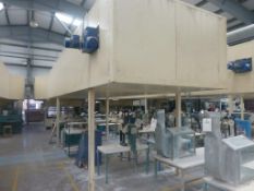 Global Drying Systems 51 shelf up and over gas fired dryer, Plant No UOD13, shelf width 2.1m,