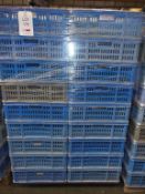 3 Pallets of plastic ware baskets, 455 x 585 x 180mm (36 per pallet)