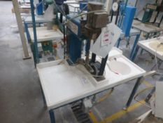 CCS Model CW5 vertical belt sponging machine, plant No SBLT9