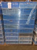 3 Pallets of plastic ware baskets, 455 x 585 x 180mm (36 per pallet)