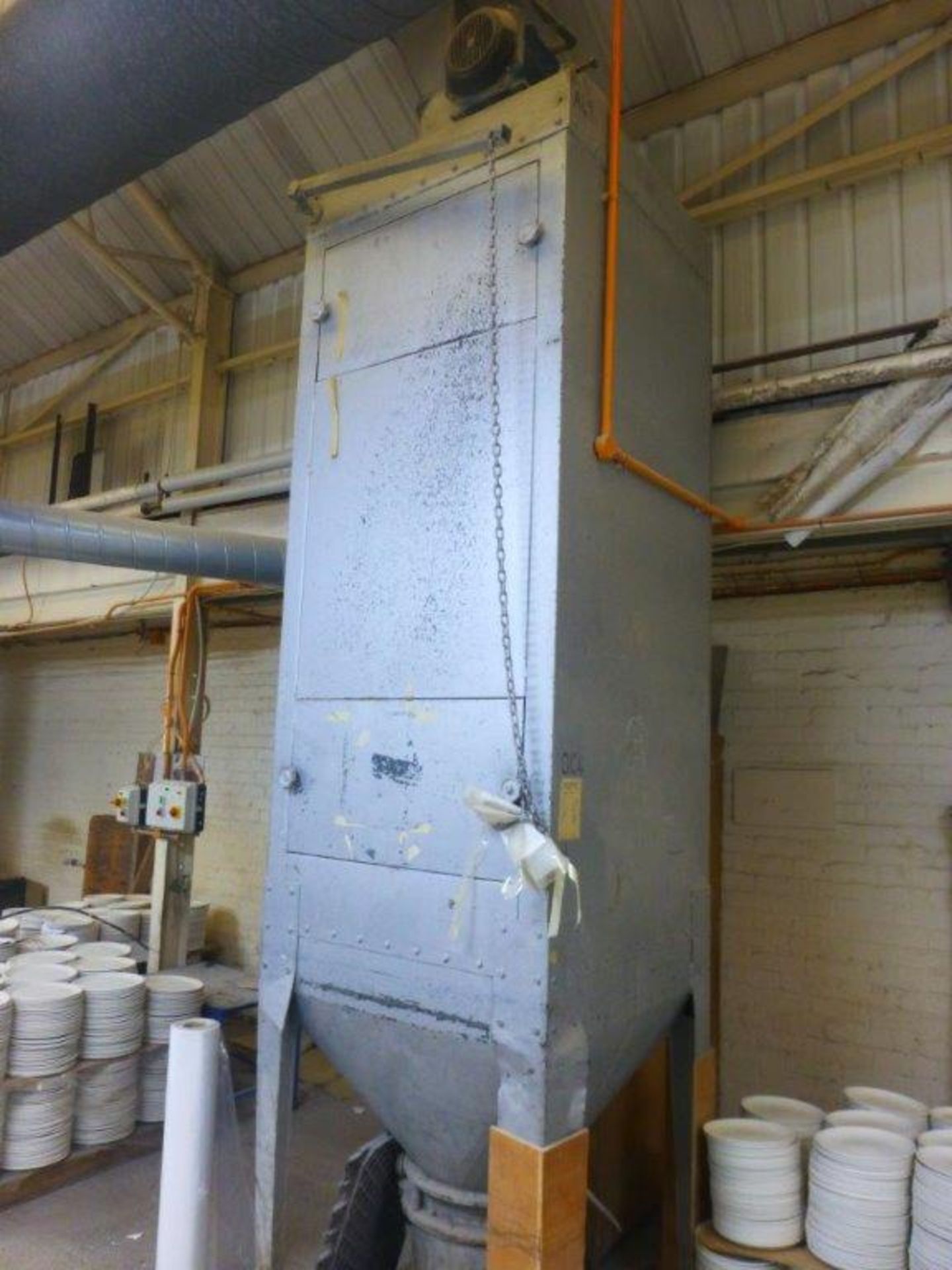 1900mm biscuit Vibro Mill, Plant No BVM4 with single chamber dust collection unit (partially - Image 2 of 3