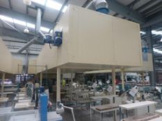 Global Drying Systems 51 shelf up and over gas fired dryer, Plant No UOD14, shelf width 2.1m,