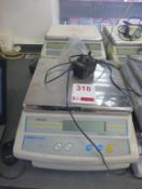 4 AE Adam QBW-3000 digital benchtop scales, 3000g x 1g