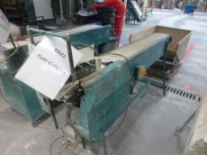 Conveyorised clay cutter, 2250 x 220mm belt size, Plant No FSCC2