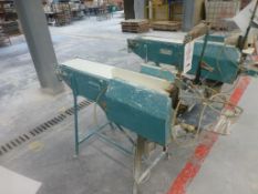 Conveyorised clay cutter, 1350 x 220mm belt size, Plant No FSCC2