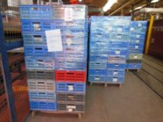 3 Pallets of plastic ware baskets, 455 x 585 x 180mm (36 per pallet)