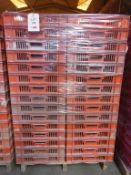 3 Pallets of plastic ware baskets, 560 x 364 x 115mm (60 per pallet)