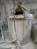 Casting slip blunger with W Boulton mixer and cast iron octagonal tank (Plant no. CSB1)