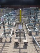 10 x 6 & 11 tier steel fabricated 4 wheel ware trolleys940mm x 610mm x 1600mm