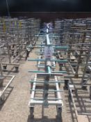 11 x 6 tier steel fabricated 4 wheel ware trolleys, 900mm x 550mm x 1300mm