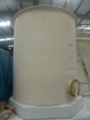 Northern Plastics 24m GRP storage tank with agitator, plant No SHP3-CHINA PRESS TANK 2 with piping