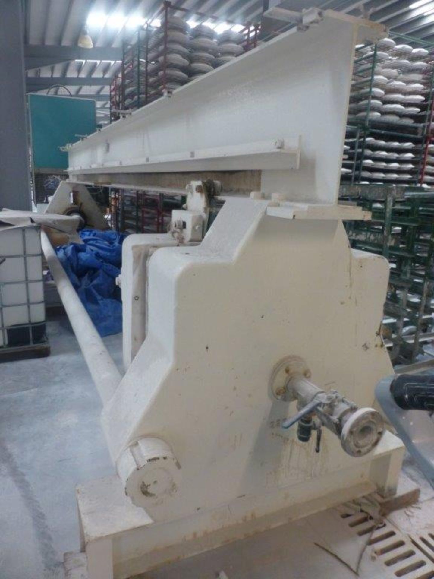 William Boulton 2231 partially dismantled filter press, overall length 7.4m with a quantity of - Image 2 of 4