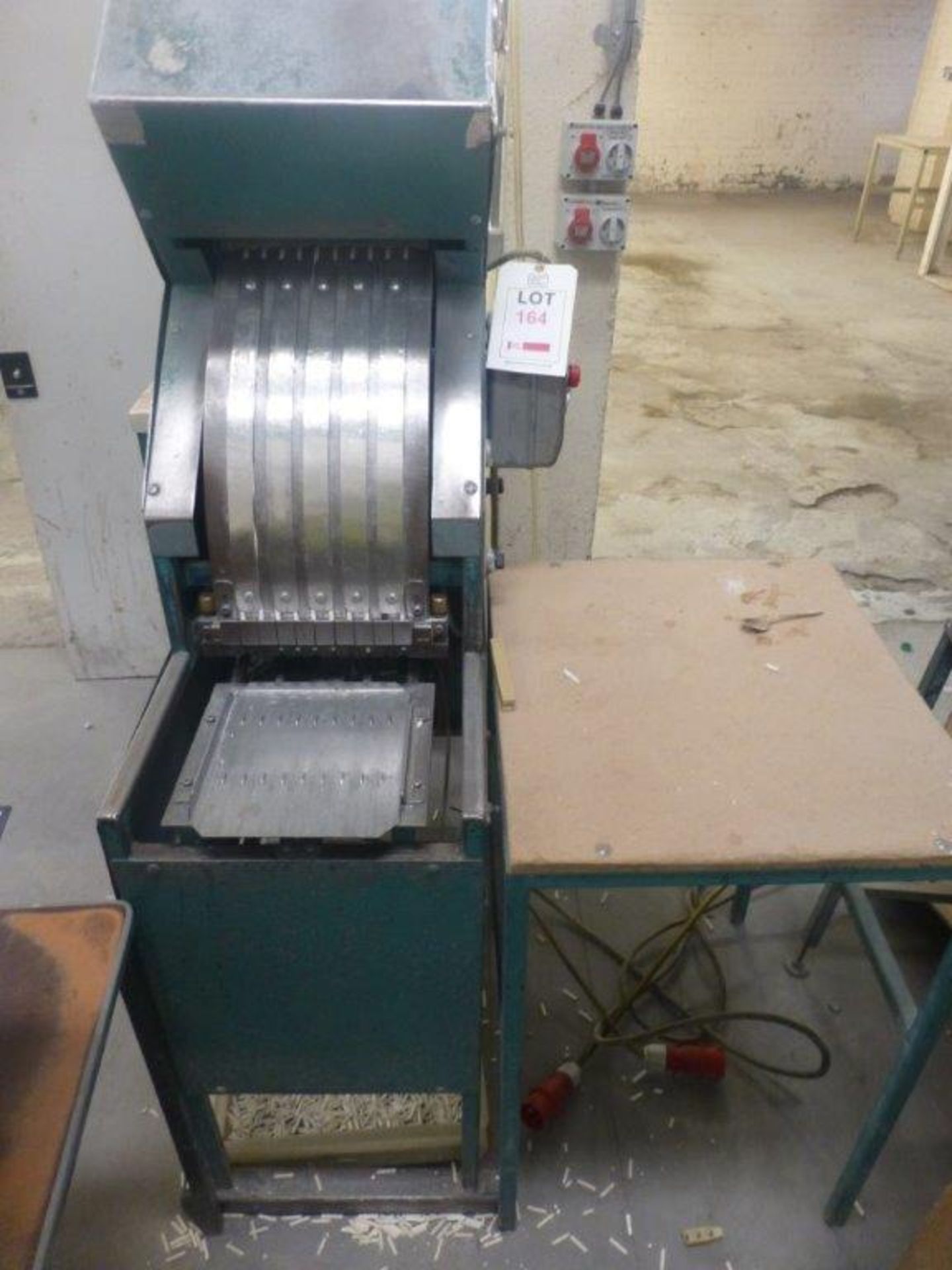 Unbadged 10 lane pin inserting machine (415v) with side table