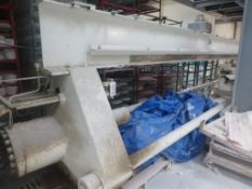 William Boulton 2231 partially dismantled filter press, overall length 7.4m with a quantity of
