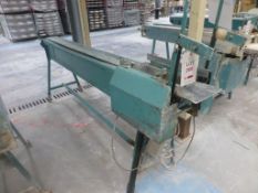 Conveyorised clay cutter, 2850 x 200mm belt size, Plant No FSCC4