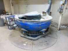 1900mm biscuit Vibro Mill with single chamber dust collection unit (not in use) (partially submerged