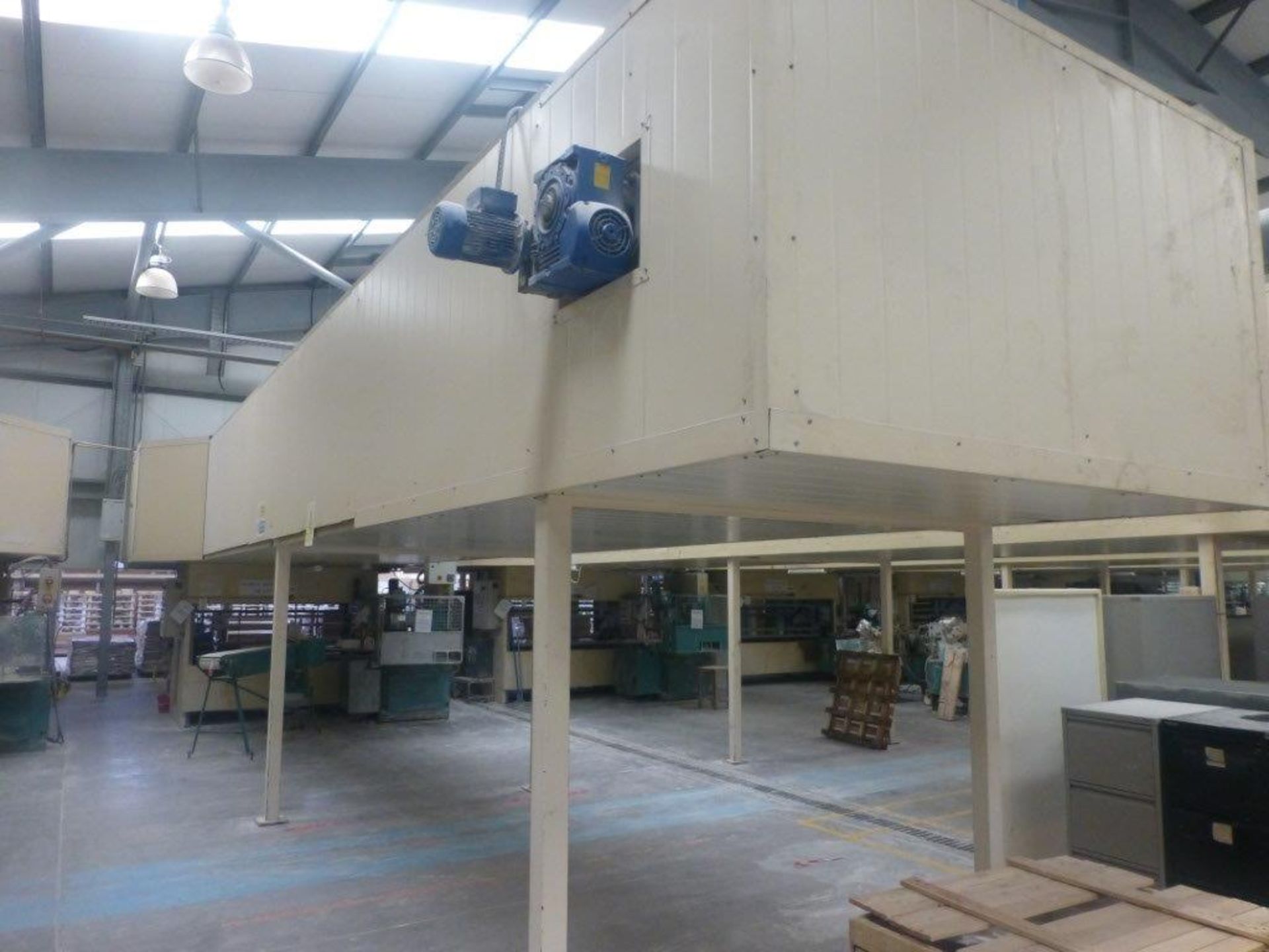 Global Drying Systems 51 shelf up and over gas fired dryer, Plant No UOD11, shelf width 2.1m,
