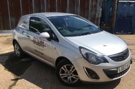 Vauxhall Corsa diesel 1.3 CDTI 16v 95ps Sportive sign written panel van, registration no. LG63