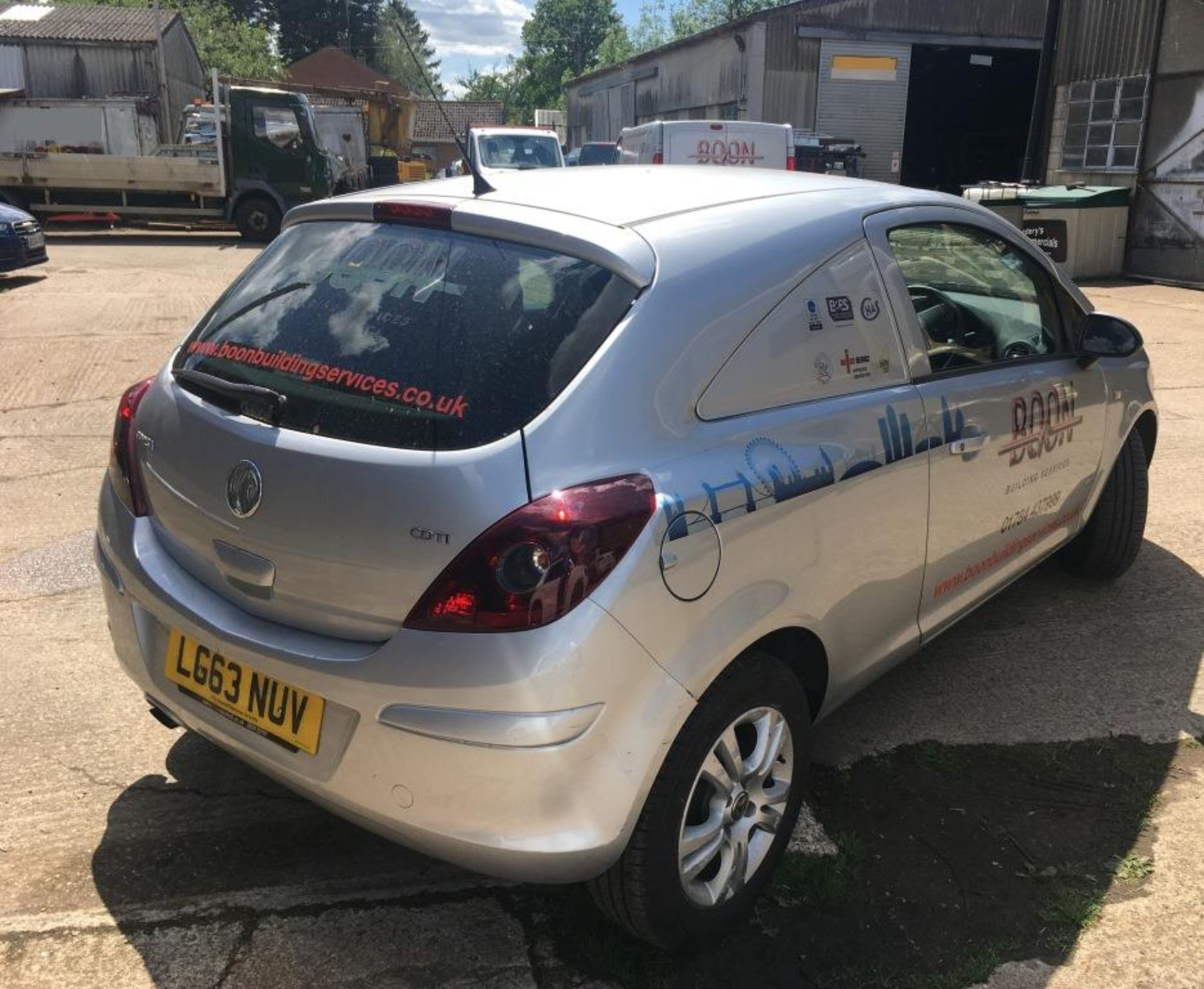 Vauxhall Corsa diesel 1.3 CDTI 16v 95ps Sportive sign written panel van, registration no. LG63 - Image 7 of 25