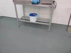 4 ft. stainless steel table