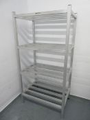 5 ft. 9" x 3 ft. 6" stainless steel rack