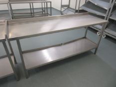 6 ft. stainless steel table