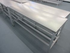 6 ft. stainless steel table