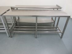 6 ft. stainless steel table