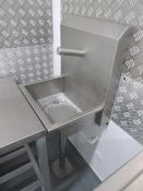 Stainless steel hand wash basin