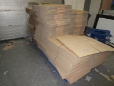 6 pallets of cardboard cartons
