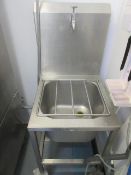 Stainless steel deep wash basin