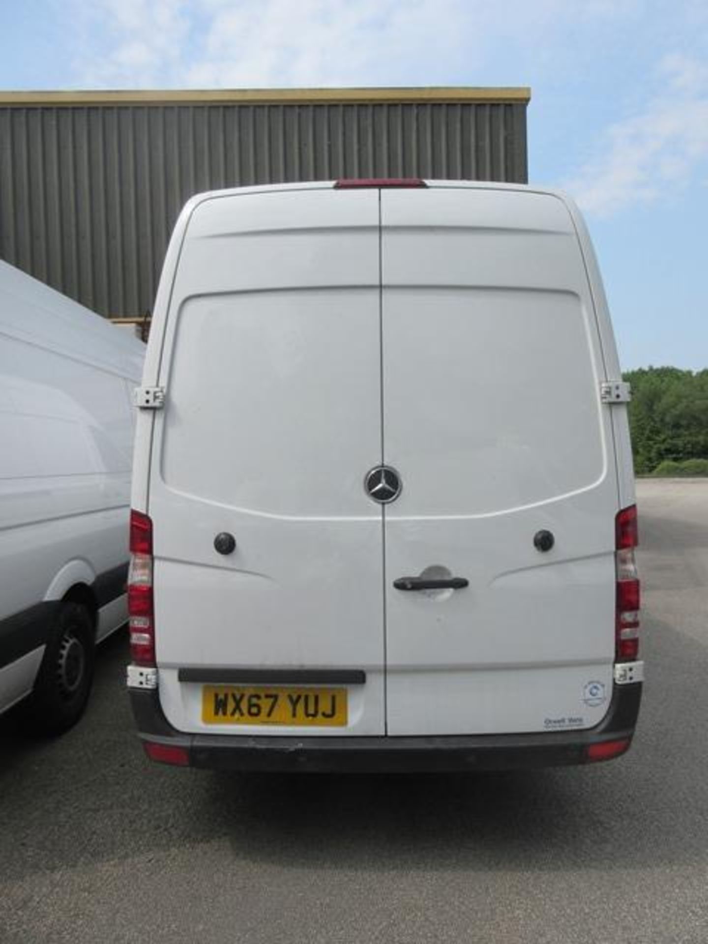 Mercedes Sprinter 314 CDi panel van, 2143cc diesel, 140bhp Registration no. WX67 YUJ Mileage: 55,219 - Image 2 of 9